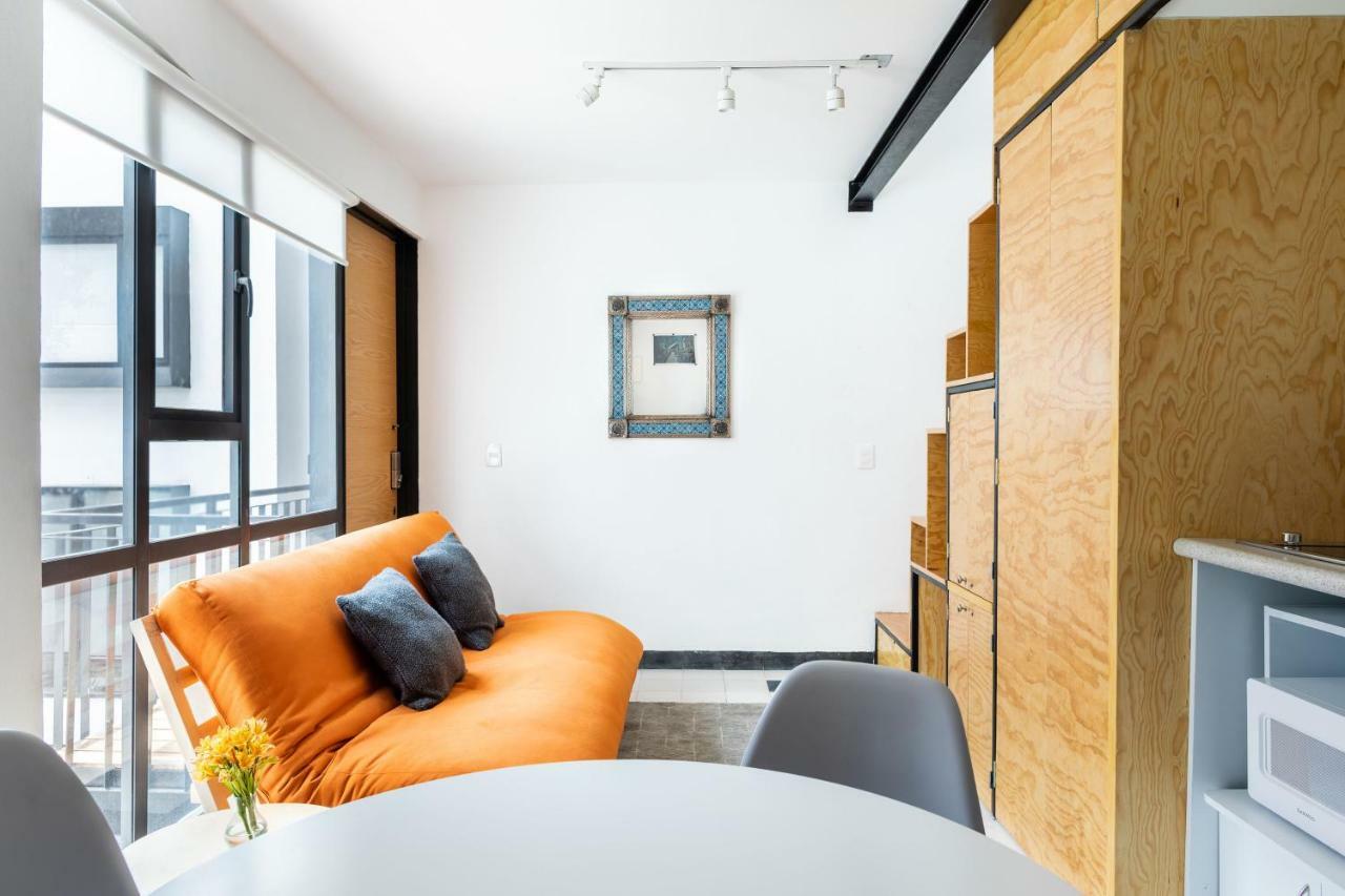 Loft Exclusivo en el Corazón de Coyoacán Città del Messico Esterno foto